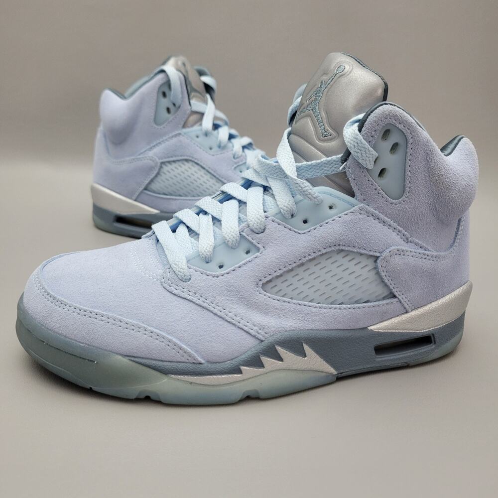 Nike Air Jordan 5 Retro Bluebird Photo Blue Gray DD9336-400 Women's Size 6.5